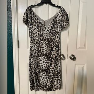 Black and grey Armani Collezioni dress